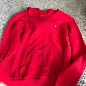 Women’s size small red nike hoodie!!